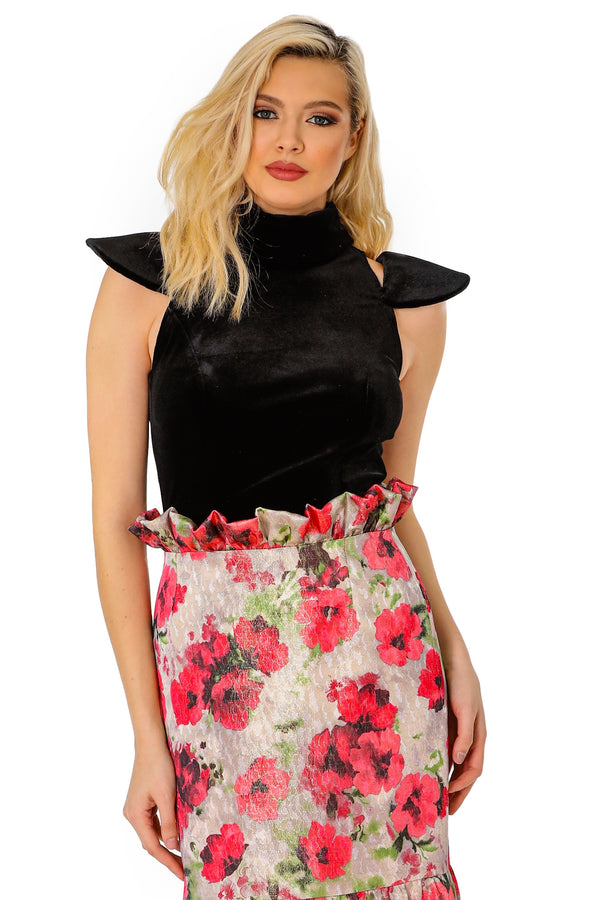 Bluza catifea T-6